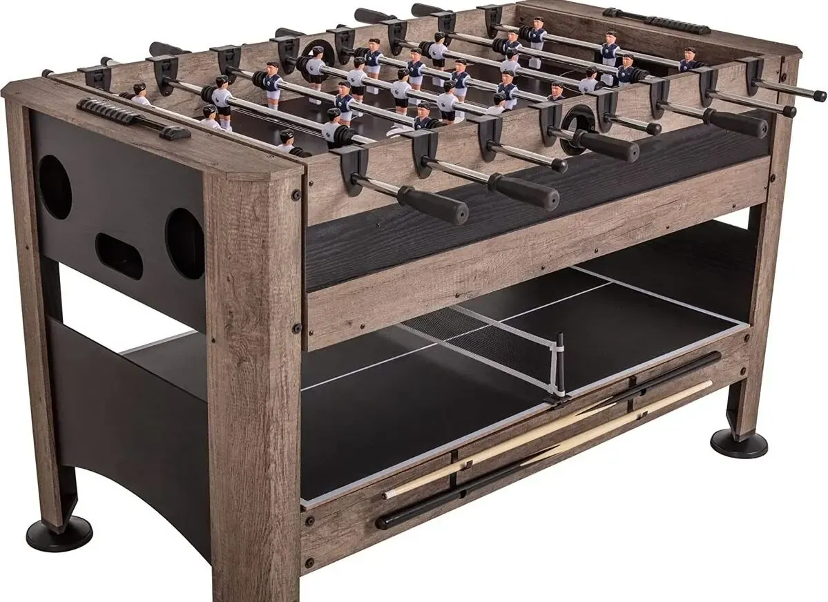 Tischfussball Pro Classic – Massiver Holzkorpus, Turnierqualität.